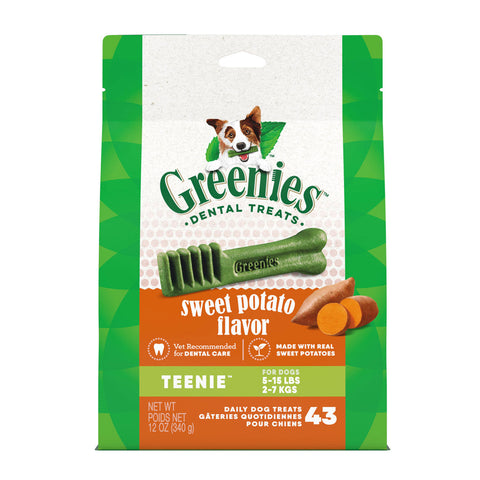 Greenies Sweet Potato Teenie Dental Dog Treat 340g