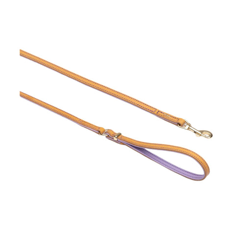 EzyDog Oxford Leather Dog Lead Lilac Large
