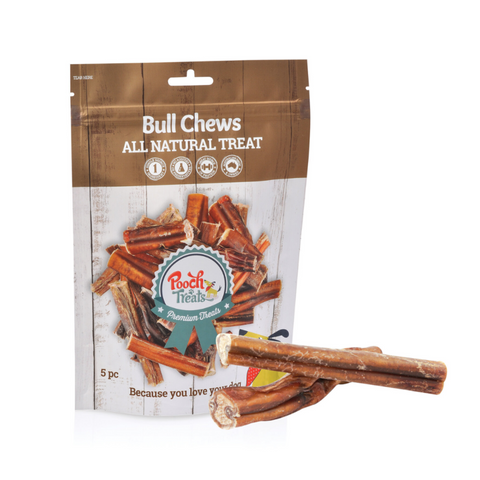Pooch Treats Bull Chews 5 Pack