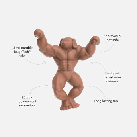 Happy Staffy Co Staffy Schwarzenegger Dog Toy