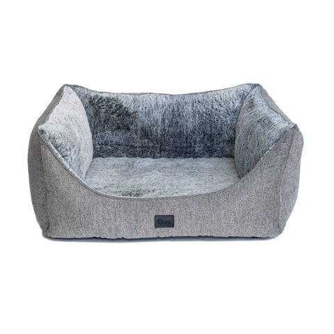 Superior Pet Goods High Side Hideout Ortho Dog Bed Artic Faux Fur