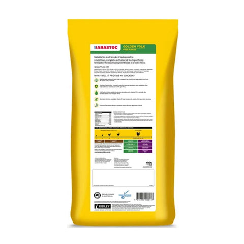 Barastoc Golden Yolk Layer Pellets Chicken Feed