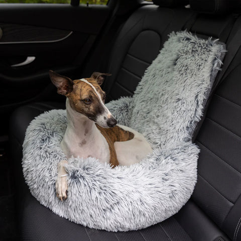 Snooza Calming Car Dog Bed Silver Fox