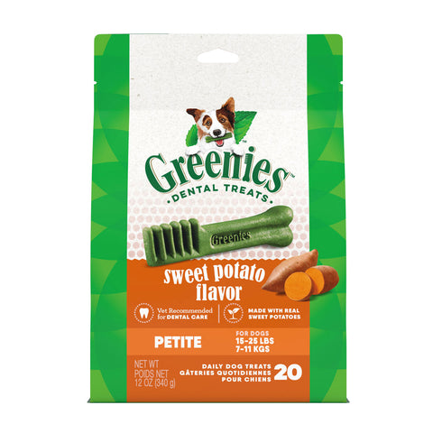 Greenies Sweet Potato Petite Dental Dog Treat 340g