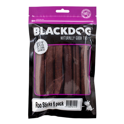Blackdog Roo Sticks Dog Treat 6 Pack