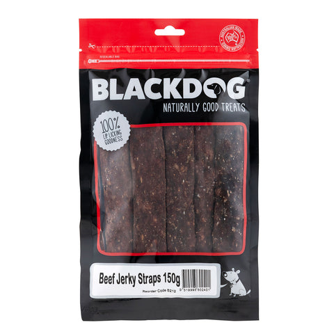 Blackdog Beef Jerky Straps Dog Treat