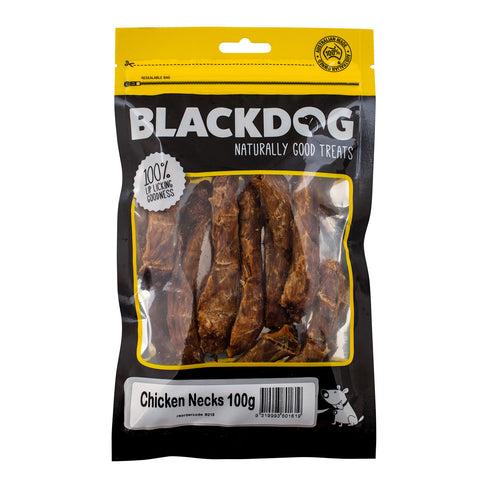 Blackdog Chicken Necks Dog Treat 100g
