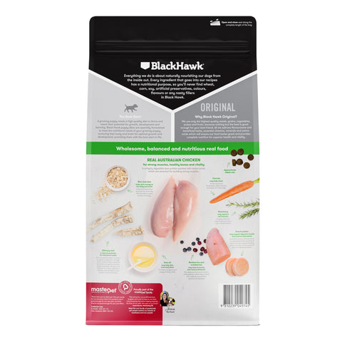 Black Hawk Medium Breed Chicken & Rice Puppy Dry Dog Food