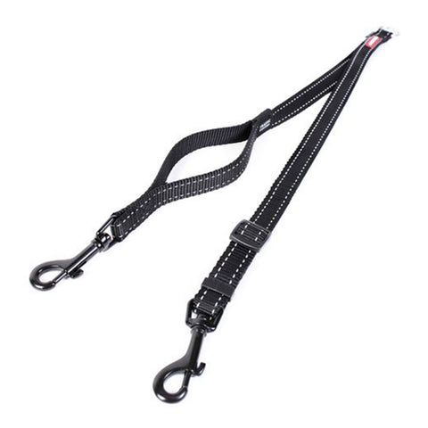 EzyDog Soft Touch Adjustable Coupler 24" Black