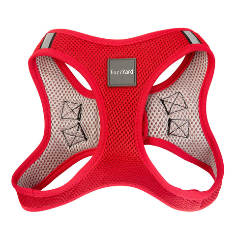 FuzzYard Rebel Step In Dog Harness Red