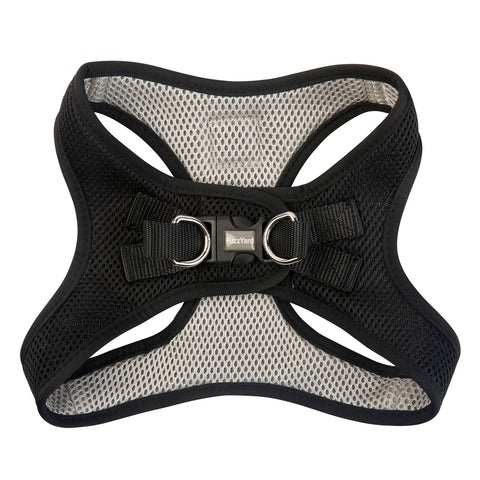 FuzzYard Swat Step In Dog Harness Black