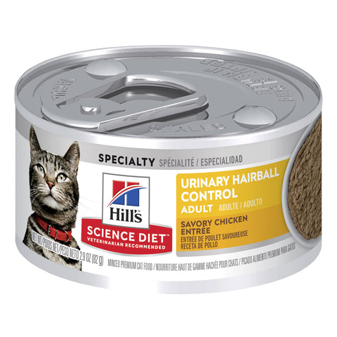 Hill's Science Diet Urinary Hairball Control Adult Canned Cat Food