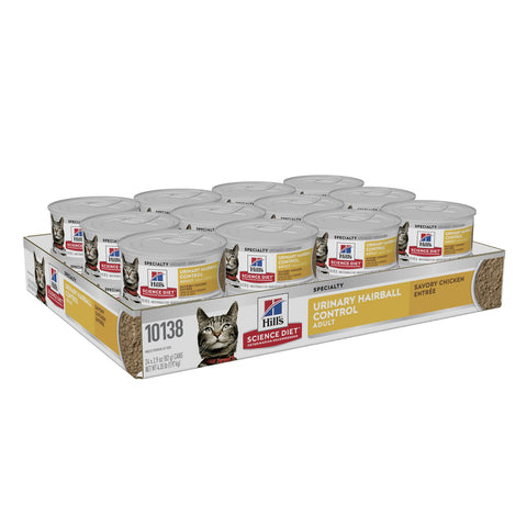 Hill's Science Diet Urinary Hairball Control Adult Canned Cat Food