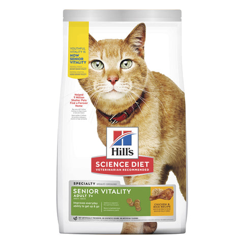 Hill's Science Diet Senior Vitality 7+ Adult Dry Cat Food