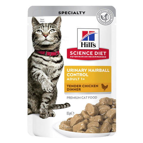 Hill's Science Diet Chicken Urinary Hairball Control Adult Wet Cat Food