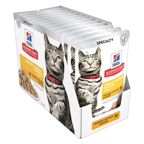 Hill's Science Diet Chicken Urinary Hairball Control Adult Wet Cat Food
