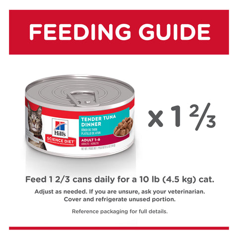 Hill's Science Diet Tender Dinners Tuna Adult Canned Cat Food