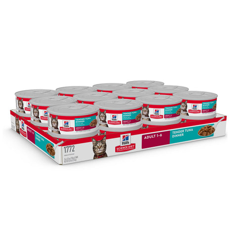 Hill's Science Diet Tender Dinners Tuna Adult Canned Cat Food
