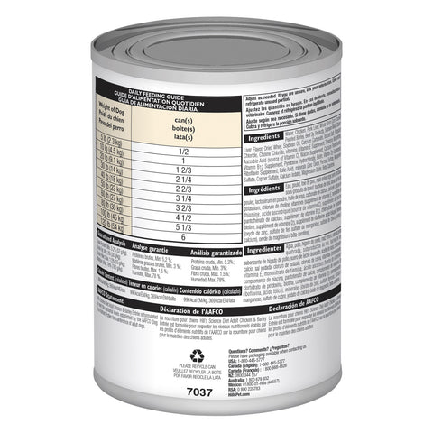Hill's Science Diet Chicken & Barley Entree Adult Canned Dog Food