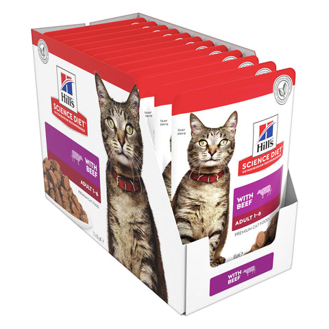 Hill's Science Diet Beef Adult Wet Cat Food