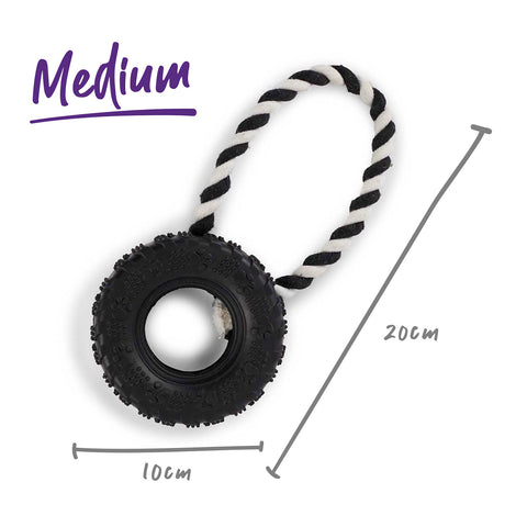 Kazoo Toothy Tug Tyre Dog Toy