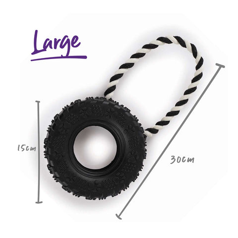 Kazoo Toothy Tug Tyre Dog Toy