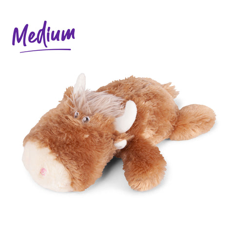 Kazoo Furries Lazy Ox Plush Dog Toy