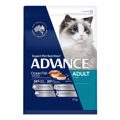 Advance Ocean Fish & Rice Adult Dry Cat Food 20kg