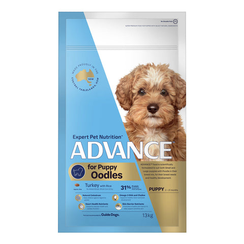 Advance Oodles Turkey & Rice Puppy Dry Dog Food 13kg