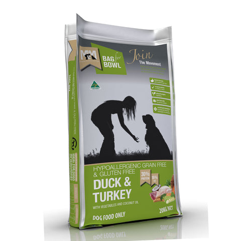 Meals for Mutts Grain Free Duck & Turkey Adult Dry Dog Food 20kg