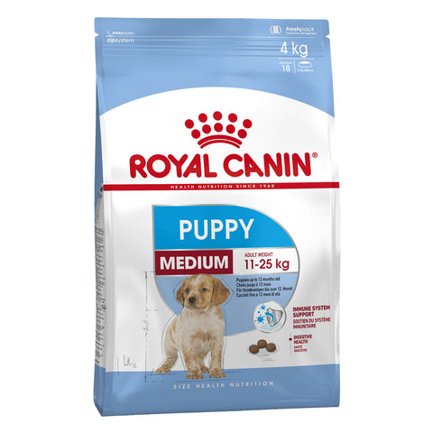 Royal Canin Medium Puppy Dry Dog Food 4kg
