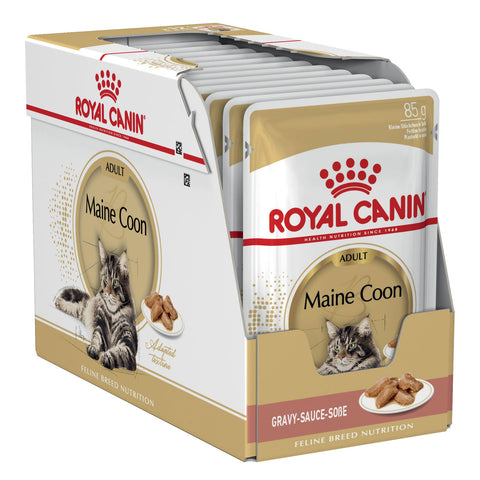 Royal Canin Maine Coon Gravy Adult Wet Cat Food Pouches