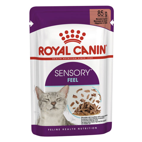 Royal Canin Sensory Feel Gravy Adult Wet Cat Food Pouches