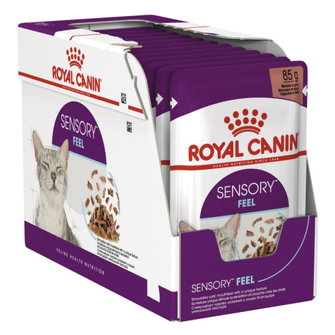 Royal Canin Sensory Feel Gravy Adult Wet Cat Food Pouches