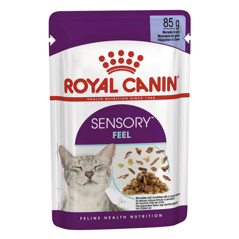 Royal Canin Sensory Feel Jelly Adult Wet Cat Food Pouches