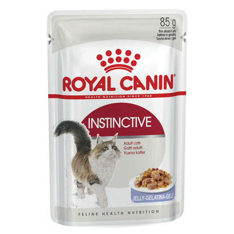 Royal Canin Instinctive Jelly Adult Wet Cat Food Pouches