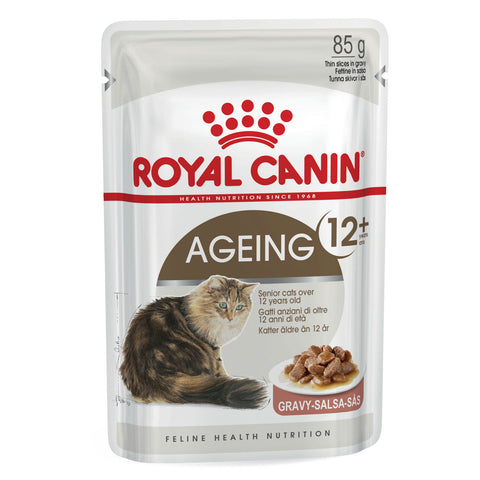 Royal Canin Ageing 12+ Gravy Adult Wet Cat Food Pouches