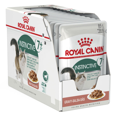 Royal Canin Instinctive 7+ Gravy Adult Wet Cat Food Pouches