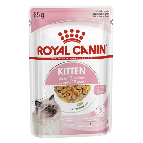 Royal Canin Kitten Jelly Wet Cat Food Pouches