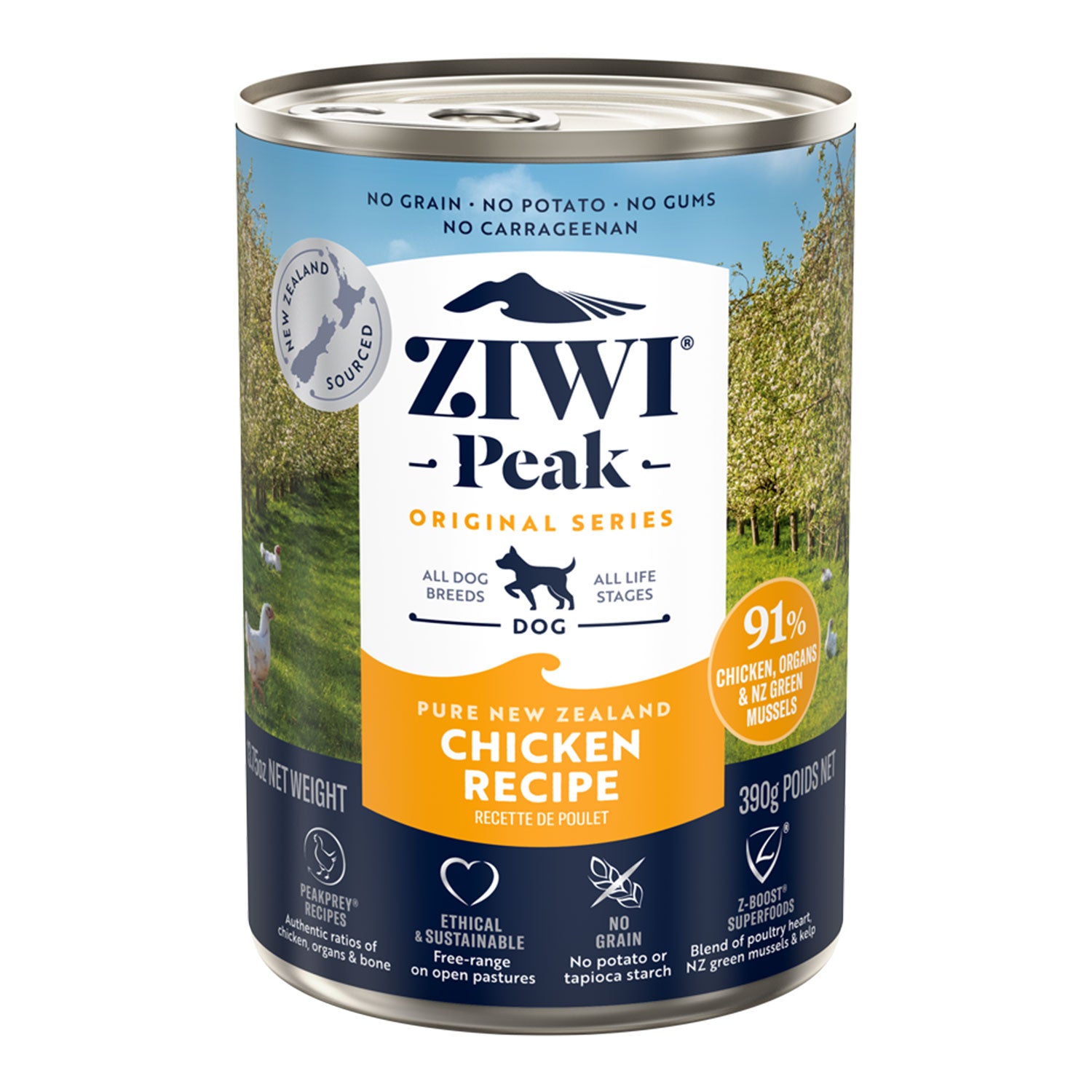 Canned chicken dog food discount
