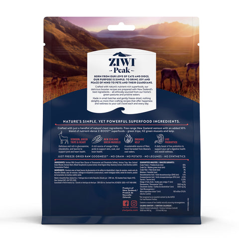 ZIWI Peak Freeze Dried Cat Superboost Venison 85g